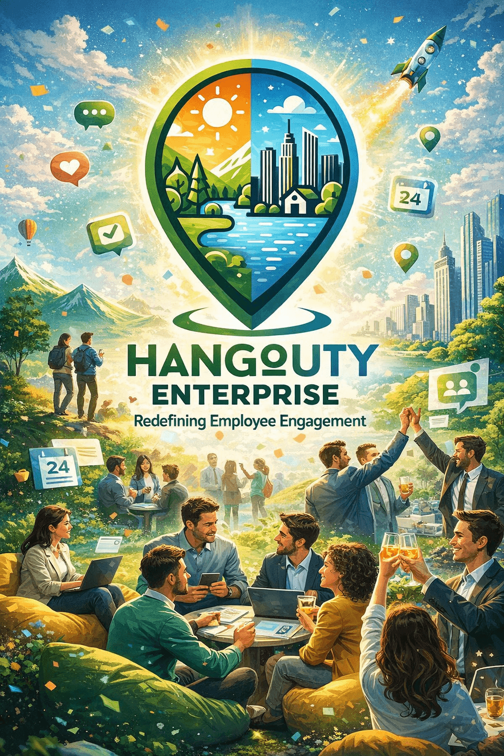 Hangouty Enterprise: Redefining Employee Engagement